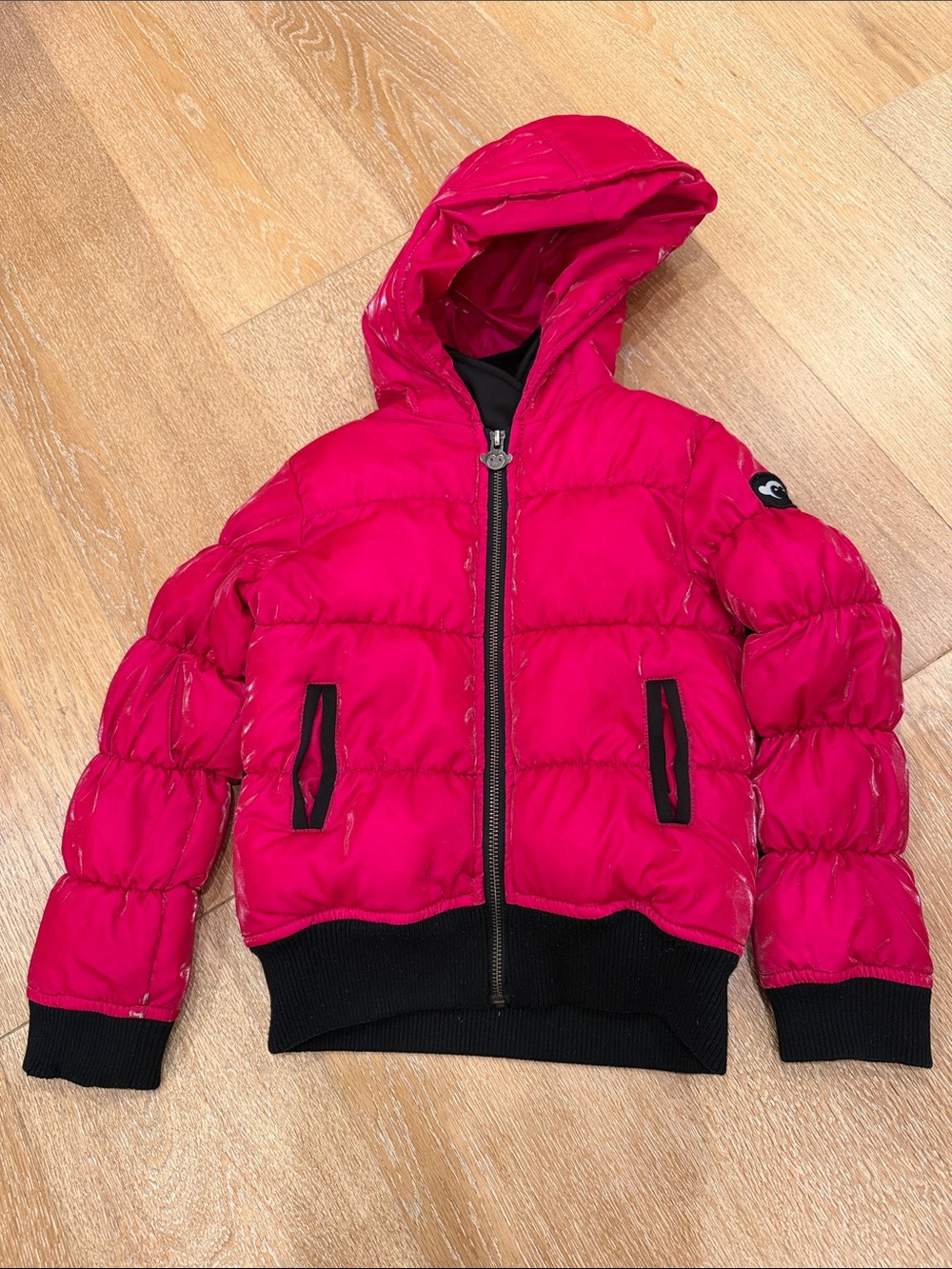 Appaman Pink Hooded Puffer Jacket
